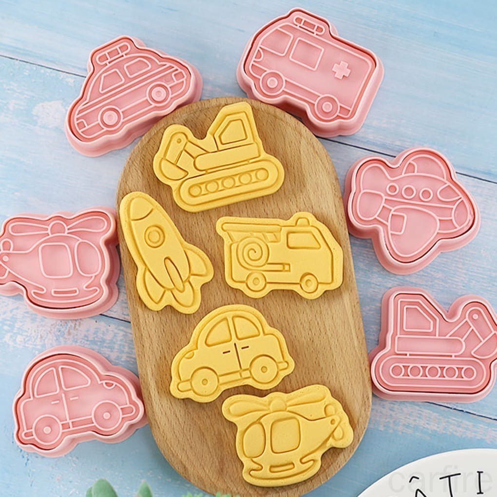 Genérico - 8 Cortador Galletas Cortadores Galletas Moldes Vehículos