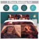 thumbnail image 5 of Elizabeth Olsen Family Bed 3 Piece Set Personalized Bedding Decor for Kids And Teens Anime Student Dormitory Cover, 5 of 5