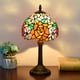 thumbnail image 1 of 1pc 8 Inch Stained Glass Table Lamp, Handmade Living Room, Dining Room, Bedroom, Warm Bedside Lamp, Bar, Retro European, Rustic Style, Mediterranean Simple European A Variety Of Choices Creative Gifts, 1 of 3