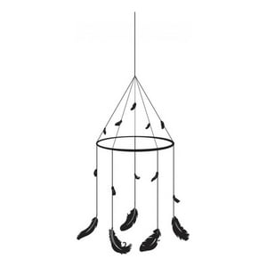 Rienda Libre Graphics - Decomural Dream Catcher Mobile Feather Nursery Ws-44193