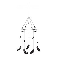 Rienda Libre Graphics - Decomural Dream Catcher Mobile Feather Nursery Ws-44193