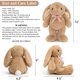 thumbnail image 2 of Peluche QUIRAI Conejo 36 cm con Estampado Floral y Base Pesada, 2 of 7