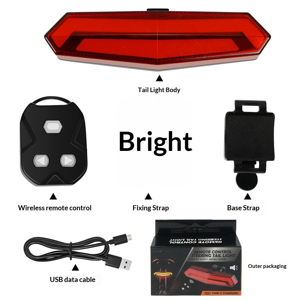 Xusx111 - Luz Trasera De La Bicicleta Potente Y Recargable - Impermeable, Múltiples Modos, Montajes De Liberación Rápida, Luces De Bicicleta