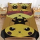 thumbnail image 1 of Pi-ka-chu Bed Duvet Cover Microfiber Bedding Sets 3D Printed Lightweight 3 Piece Comforter Sets for Kids Boys Girls, 1 of 5