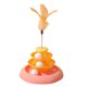 thumbnail image 2 of Rodillo De Juguete Para Gatos Con Pluma Y Bola Para Gatito, Juguete Con Pista De Bolas Para Gatos, Color Rosa, 2 of 5