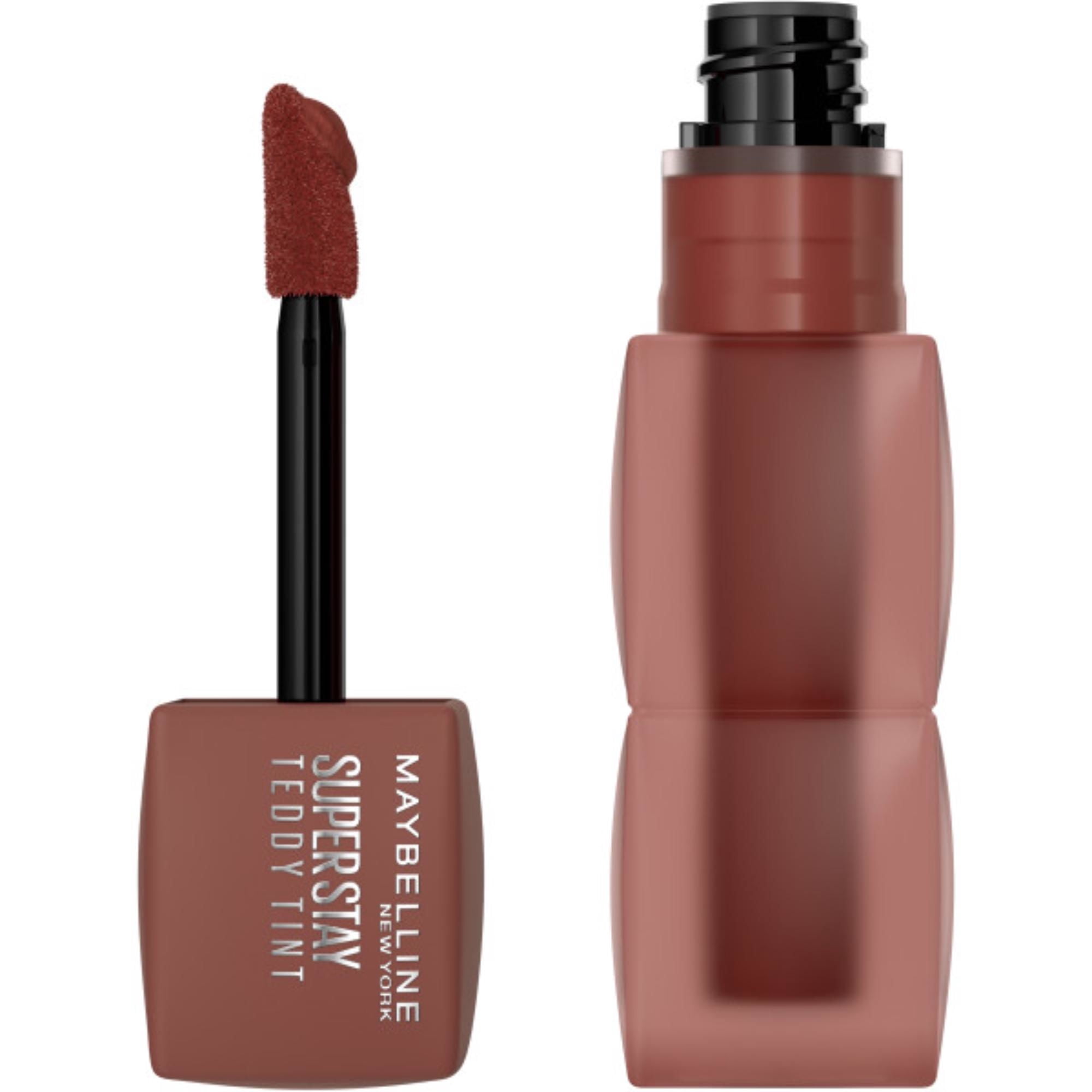 Labial Líquido Maybelline Lip Teddy Tint Mascara Tear N°20