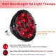 thumbnail image 1 of Lámpara de terapia de luz roja, dispositivo de terapia de luz infrarroja Wolezek de 36 W y 18 LED, bombilla roja combinada de 660 nm y 850 nm de infrarrojo cercano., 1 of 1