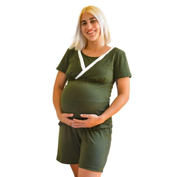 Pijama Maternal y Lactancia Oliva L