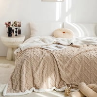 Todo Hogar Santiago De Chile - Frazada Con Chiporro 200X230Cm - Café Claro