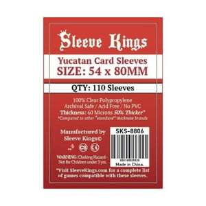 Devir - Fundas Sleeve Kings Yucatan (54X80Mm)