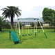 thumbnail image 3 of Columpio Doble + Balancin + Resbalin 289X173X186Cm Gamepower verde Tamano Unico, 3 of 3