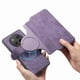 thumbnail image 5 of Funda Billetera Magnética para Honor X9C Soporte Tarjetas Desmontable Morado, 5 of 6