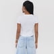 thumbnail image 2 of Polera Mujer Manga Corta Cintas Blanco Corona, 2 of 5
