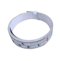 Ioensy - Cinta Métrica De Metal Con Respaldo Adhesivo Regla De Banco De Trabajo Para Artes Y Manualidades 2M R A L