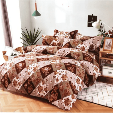 Genérico - Juego Sabana Estampado Algodon 1.5 Plaza 3 Pzas Color 15