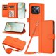 thumbnail image 1 of Funda Tipo Libro para OnePlus 10T 5G con Ranuras para Tarjetas, Naranja, 1 of 6