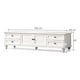 thumbnail image 3 of Rack Tv 140x34x42cm Melamina Estilo Europeo Con Patas Color Blanco, 3 of 8