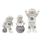 thumbnail image 4 of 3 Uds Estatuas De Astronauta Adornos Para Tartas Figuritas Para Alféizares Manualidades Decoración Blanca, 4 of 5