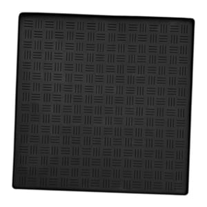 Bothyi - Alfombrilla Protectora De Silicona Para Lavadora Y Secadora, 60 X 60 Cm, Color Negro