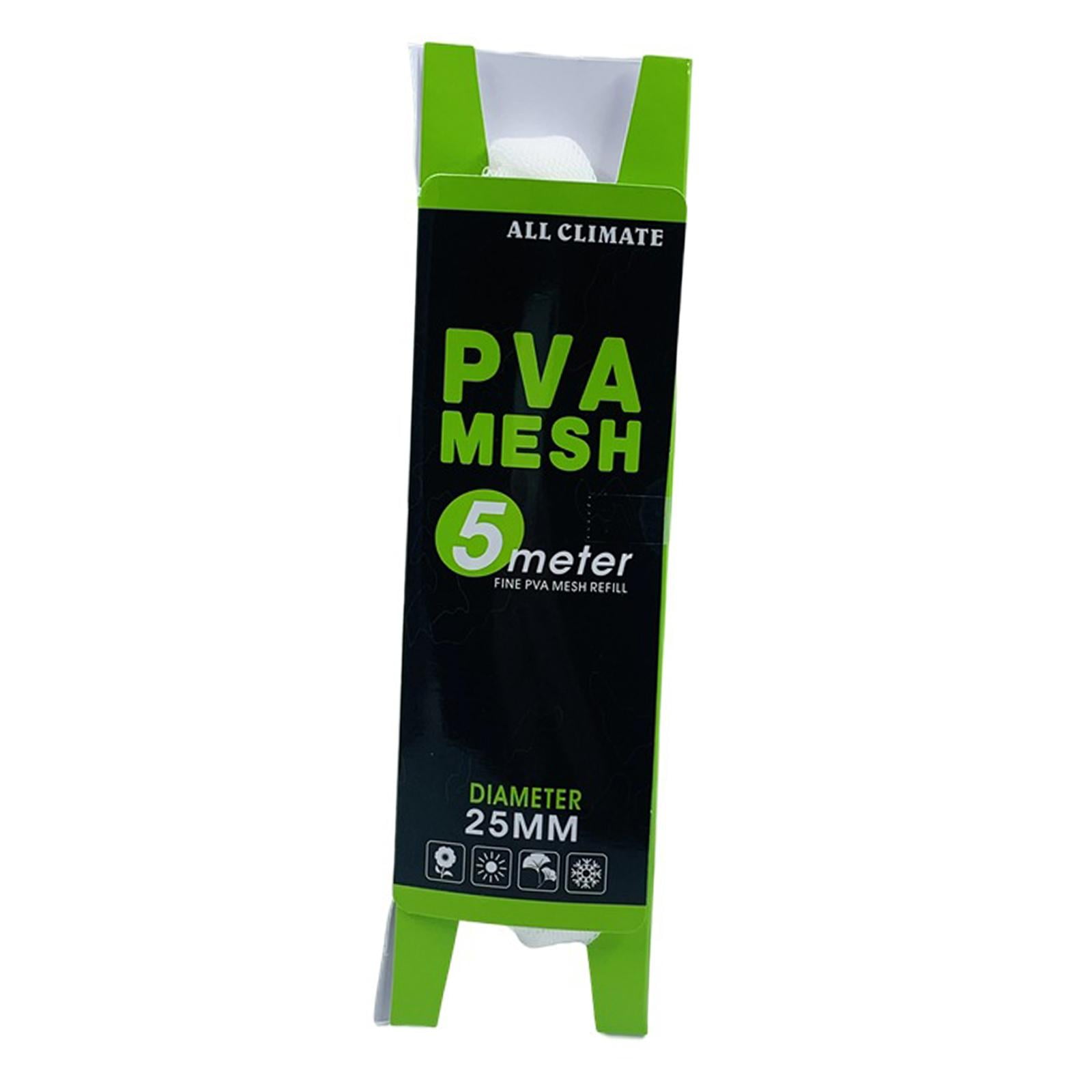 Ricarica Rete PVA 5 Metri X 37 Mm Per Pesca Alla Carpa - Calza Solubile In Acqua Per Boilies E Micropellet