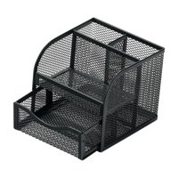 Ioensy - Portalápices Cesta De Almacenamiento De Escritorio Organizador De Archivos Para La Decoración Del Escritorio Del Hogar