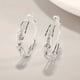 thumbnail image 1 of 1pair Men's Earrings Exquisite Explosive Style Wind Rhinestone Men's And Women's Earrings Large Circle Earrings Ear Jewelry, 1 of 5
