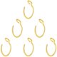 thumbnail image 1 of Aros para nariz VELCARE 6 uds 8 mm oro de clip – 20G, 1 of 7