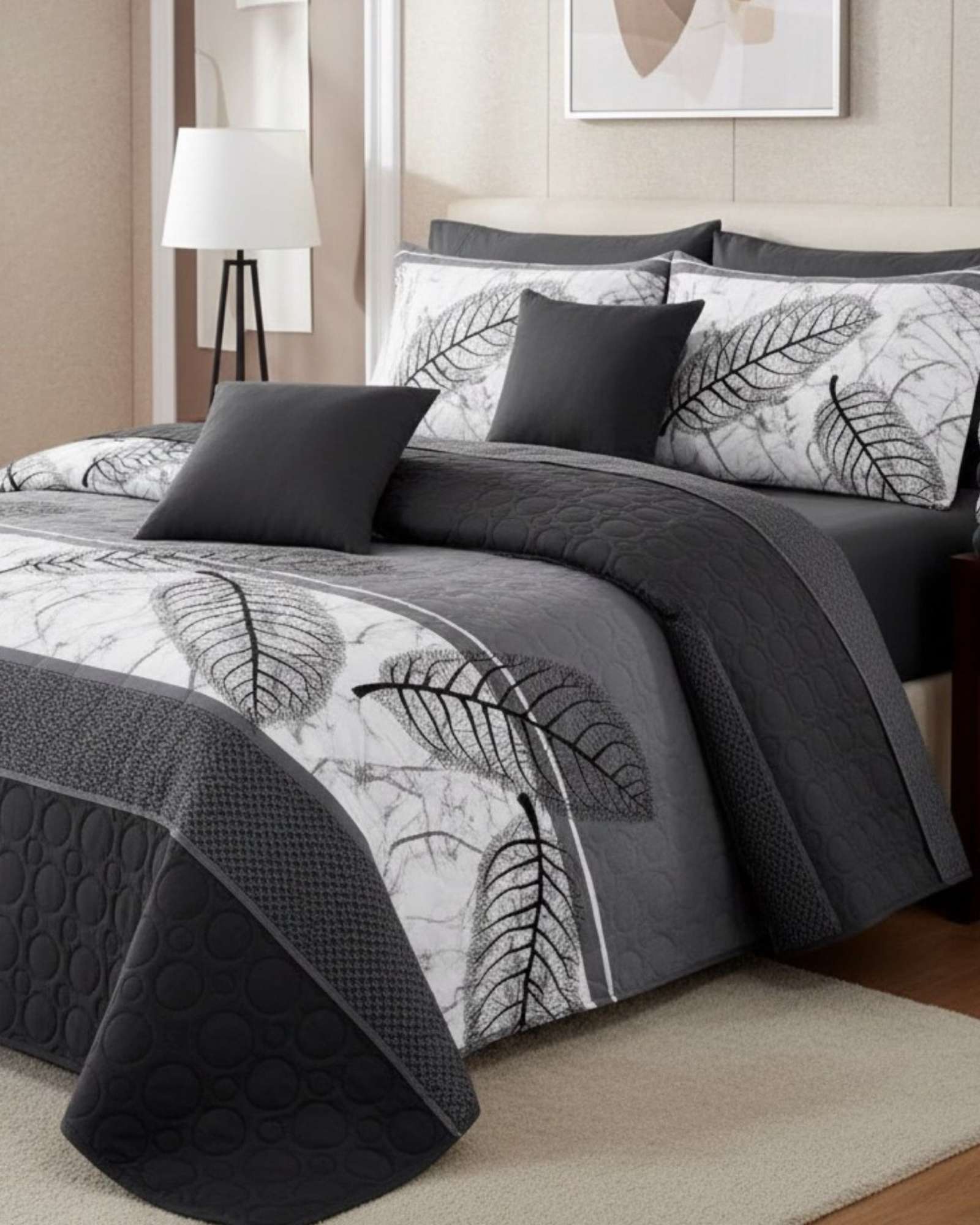 Genérico - Sabana Con Cubrecama De Verano King + 2 Almohadas