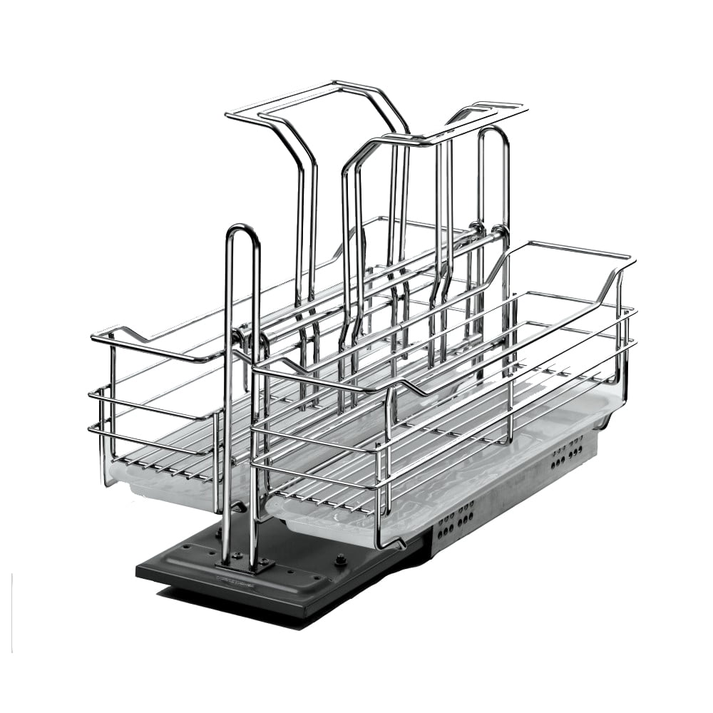 Organizador Bajo Lavaplatos Extensible 35 Cm Hbt Cromado
