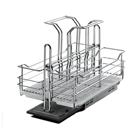 Organizador Bajo Lavaplatos Extensible 35 Cm Hbt Cromado