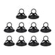thumbnail image 5 of 10 Ventosas Pequeñas De PVC Para Organización Del Hogar, Puerta, Baño, Color Negro, 5 of 5