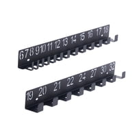 Magideal - Organizador De Llaves De Pared De 2 Piezas, Organizador De Herramientas De Hierro, Colgador De Llaves De Pared, Soporte De Almacenamiento Para Garaje,