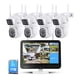 thumbnail image 1 of Sistema de cámaras de seguridad inalámbricas YEEWISE 2K Wi‑Fi 6 NVR de 16 canales, 1 of 8