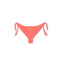 Samia - Bikini Calzón Tanga Con Amarras Color Naranja L