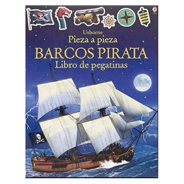 Usborne - Libro Barcos Pirata - Pieza A Pieza