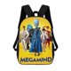 thumbnail image 1 of Megamind-theme Backpack, Campus style schoolbag Bookbag with Adjustable Shoulder Straps And Large Zip Compartment, Unisex Travel Bags., 1 of 6