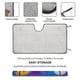 thumbnail image 2 of Bolofofos Parasol para Parabrisas Delantero Protector Plegable, Visera Solar para Auto Bloquea Rayos UV Mantiene tu Vehículo Fresco140cm*76cm, 2 of 6