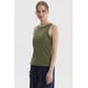 thumbnail image 2 of Polera Mujer Con Bote Pabilo Rib Verde Olivo, 2 of 4