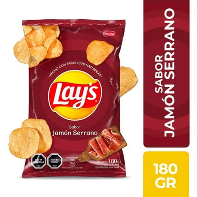 Papas Fritas Jamón Serrano 180 G Lay'S