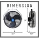 thumbnail image 5 of Ventilador de Pared iLiving 18" 6360 CFM 3 Velocidades para Invernadero UL, 5 of 6