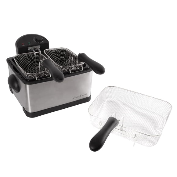 Aceite Eléctrico Deep Fryer De 4 Litros Con 3 Cestas