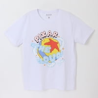 Polera Manga Corta Adulto Blanco Pelota Pixar Disney