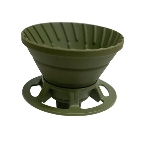 Taza De Filtro De Café Plegable Con Gotero De Café Reutilizable Para Viajes En Casa Al Aire Libre Verde