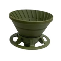 Bothyi - Taza De Filtro De Café Plegable Con Gotero De Café Reutilizable Para Viajes En Casa Al Aire Libre Verde