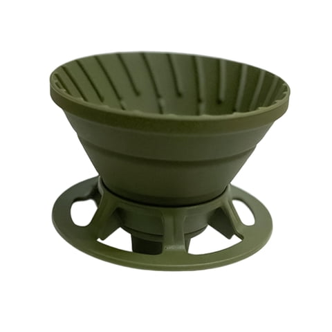 Bothyi - Taza De Filtro De Café Plegable Con Gotero De Café Reutilizable Para Viajes En Casa Al Aire Libre Verde