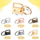 thumbnail image 2 of Conjunto de hardware de 72 piezas que incluye 24 pulseras con llavero, llavero de cuero colorido y ganchos giratorios para suministros, 6 colores, multicolor, grande, 2 of 3