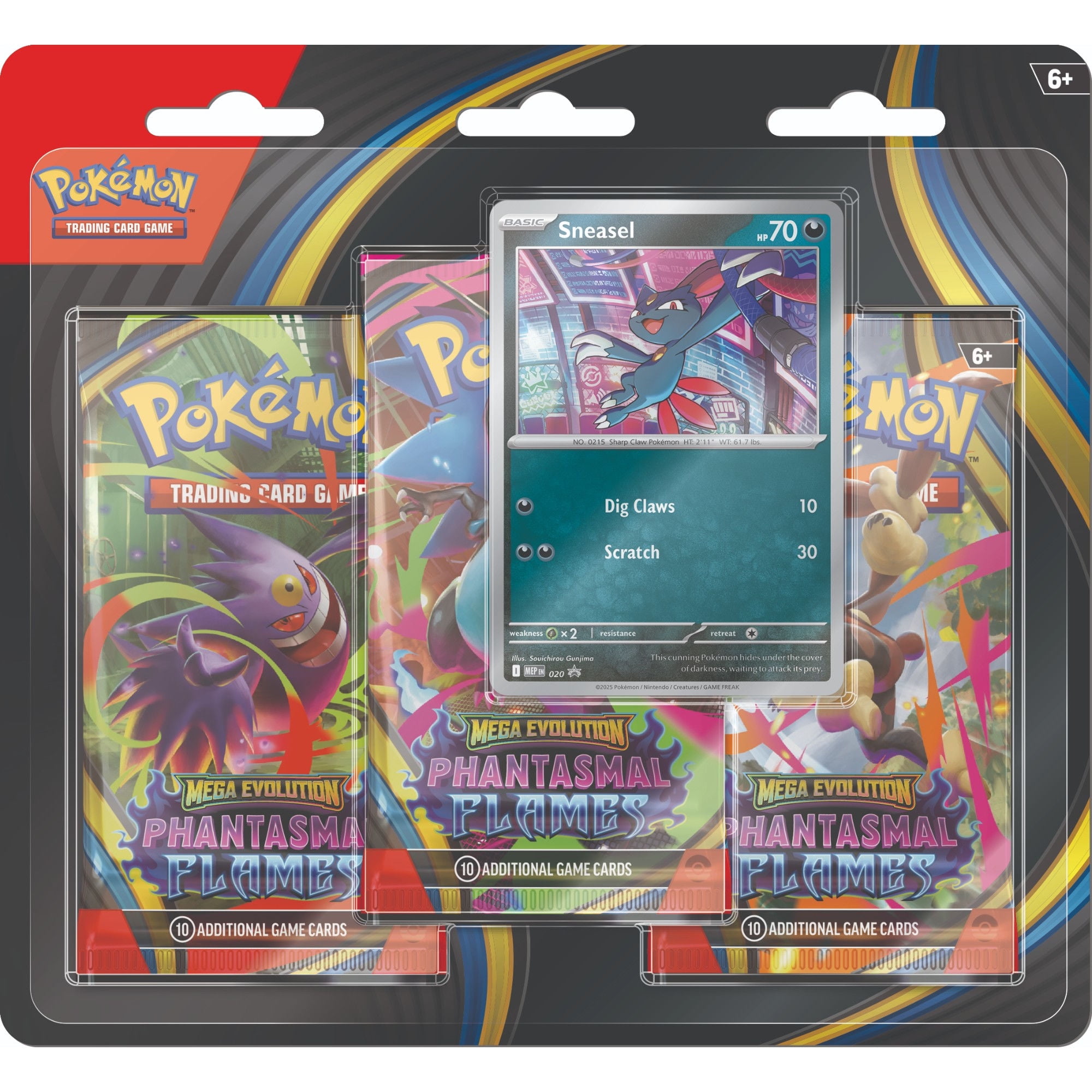 Pokémon - Pack De Tres Sobres Phantasmal Flames