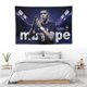 thumbnail image 5 of Kylian Mbappé Tapiz Temático Anti-Bolitas, Regalo Colgante de Pared, Fondo para Habitación, Dormitorio, Fans, Pancarta de Fondo, Suministros de Decoración para Fiesta de Cumpleaños 100*150CM,30", 5 of 6