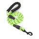 thumbnail image 2 of Correa perro grande mascota reflejante resistente Verde, 2 of 3