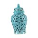 thumbnail image 1 of Florero Bodas Escritorio Estilo Oriental Mesa Arreglo Floral Templo Jar Azul, 1 of 5